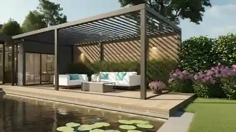 Pergola bioclimatique
